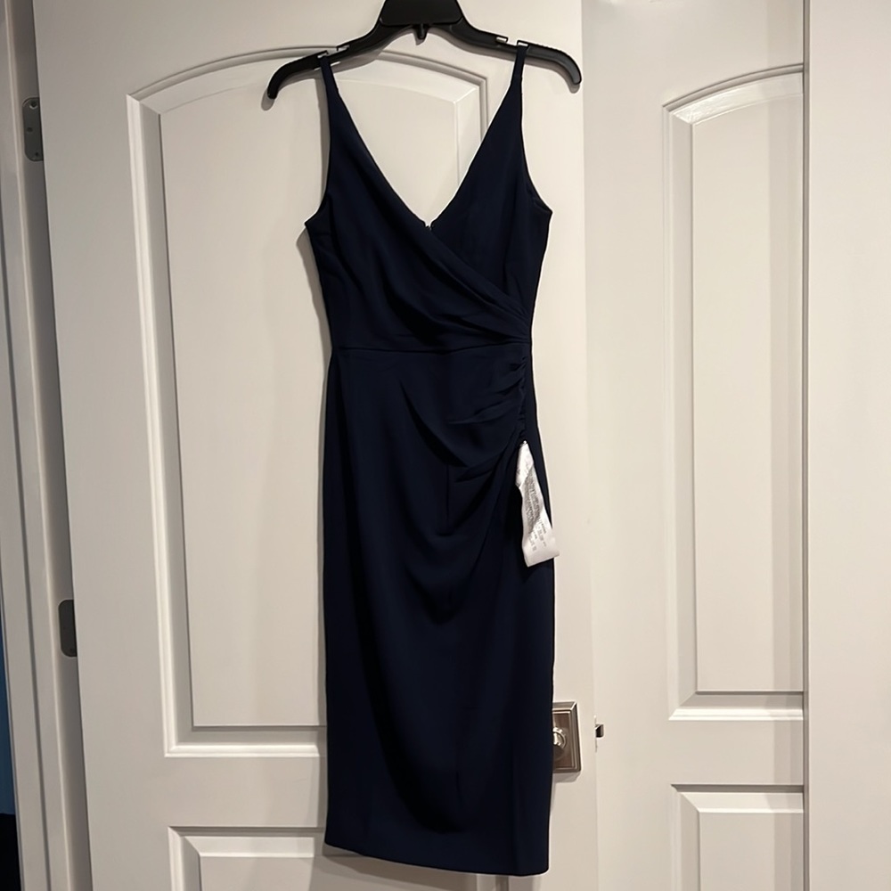 Dress The Population Blue Dress